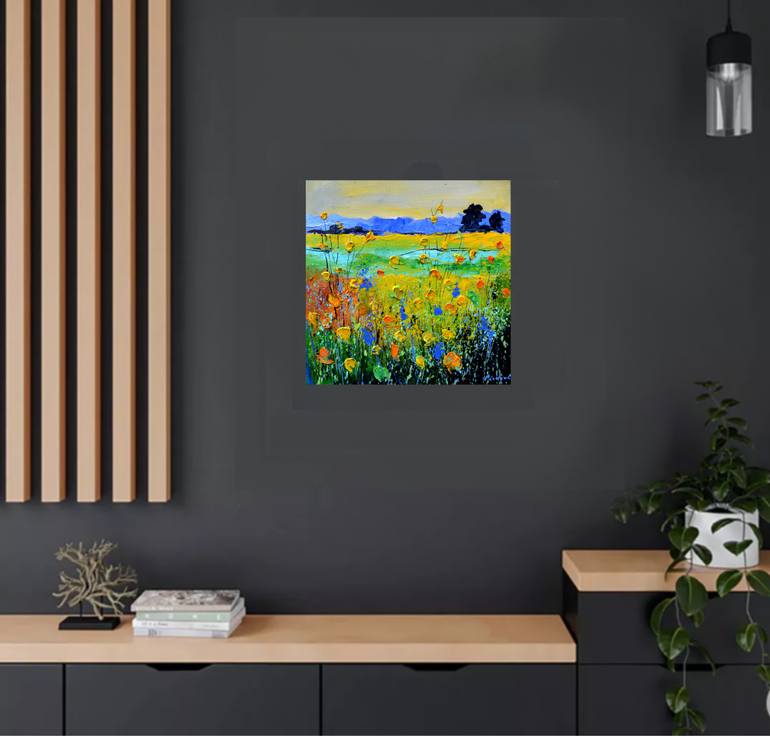 Original Impressionism Landscape Painting by Pol Ledent
