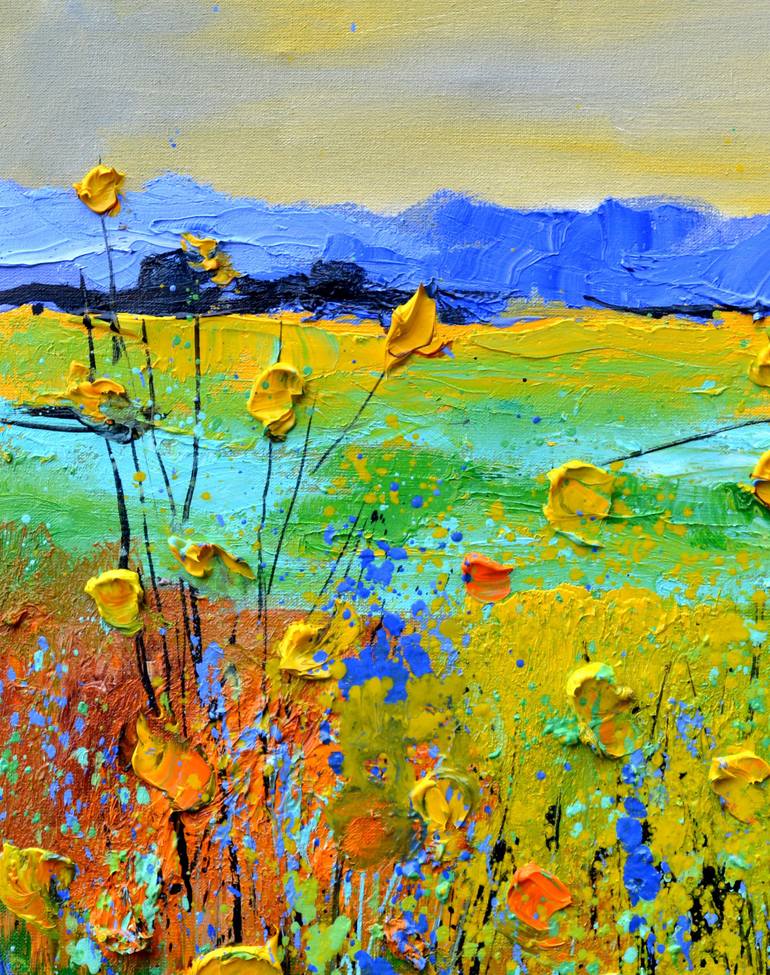 Original Impressionism Landscape Painting by Pol Ledent