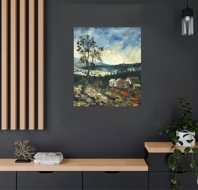 Original Impressionism Landscape Painting by Pol Ledent