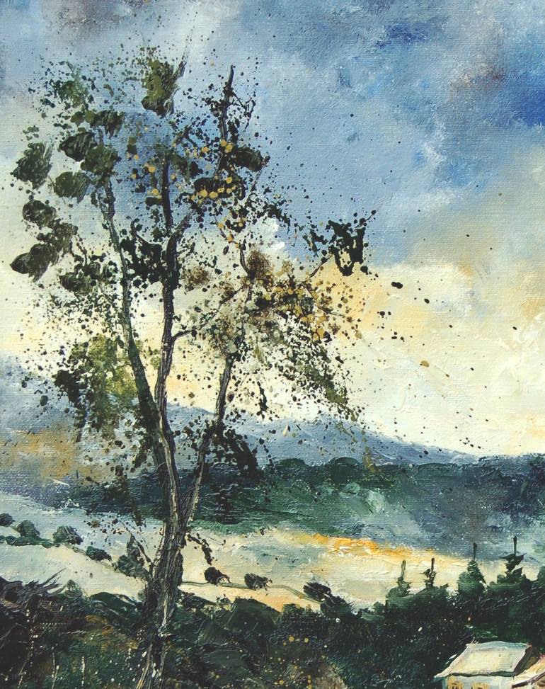 Original Impressionism Landscape Painting by Pol Ledent