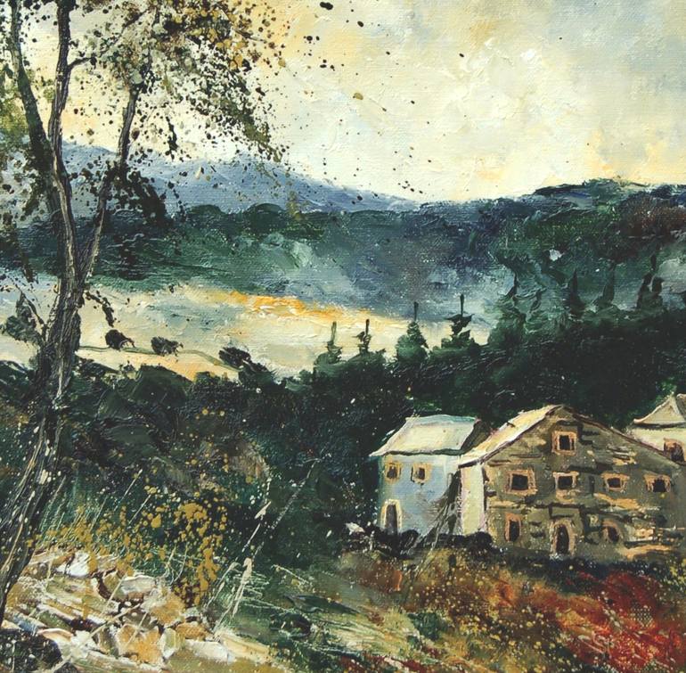 Original Impressionism Landscape Painting by Pol Ledent