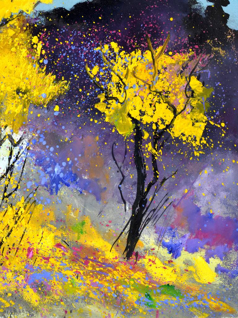 Original Impressionism Landscape Painting by Pol Ledent