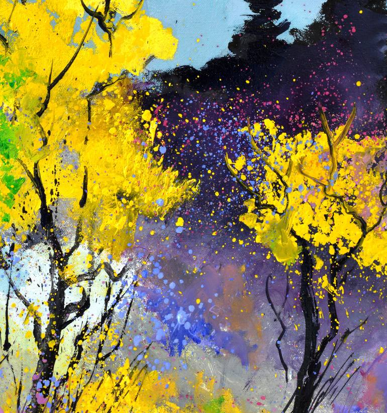 Original Impressionism Landscape Painting by Pol Ledent
