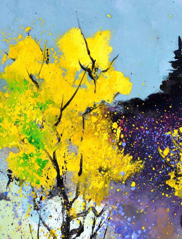 Original Impressionism Landscape Painting by Pol Ledent