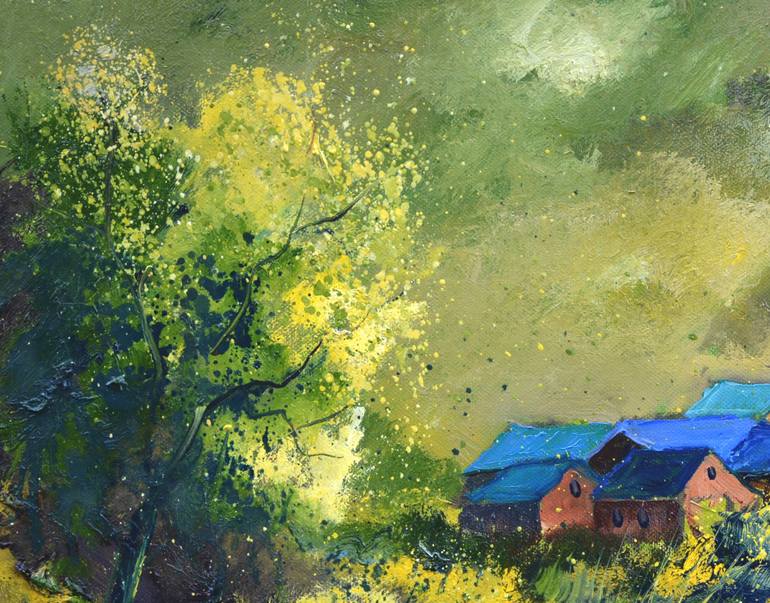 Original Impressionism Landscape Painting by Pol Ledent