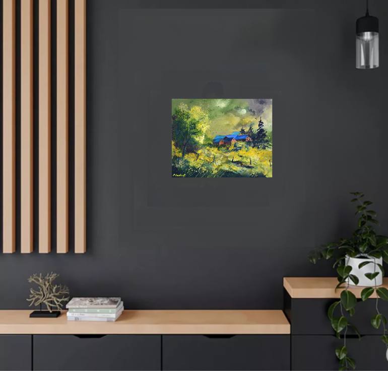 Original Impressionism Landscape Painting by Pol Ledent
