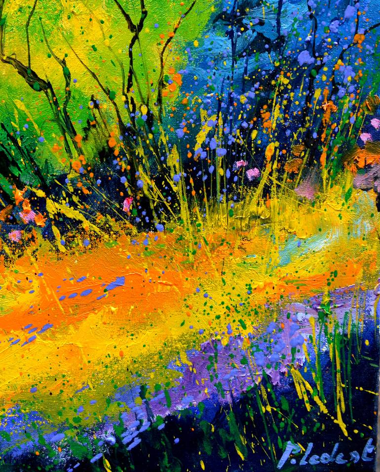 Original Impressionism Landscape Painting by Pol Ledent