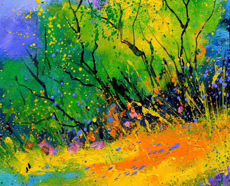 Original Impressionism Landscape Painting by Pol Ledent