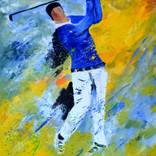 Golfplayer by Pol Ledent