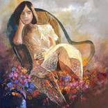 Elisa taking a rest by Pol Ledent