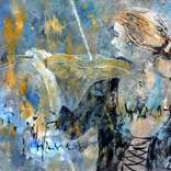 The violinist 6526 by Pol Ledent
