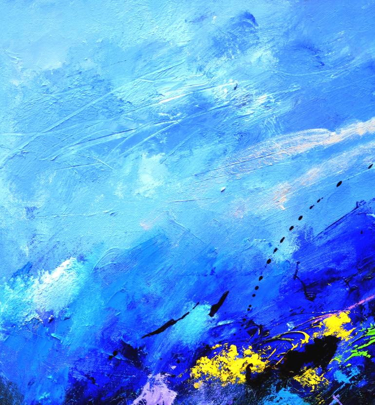 Original Abstract Painting by Pol Ledent