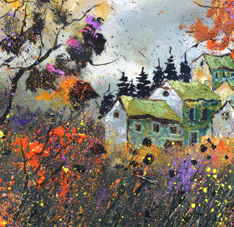 Original Impressionism Landscape Painting by Pol Ledent