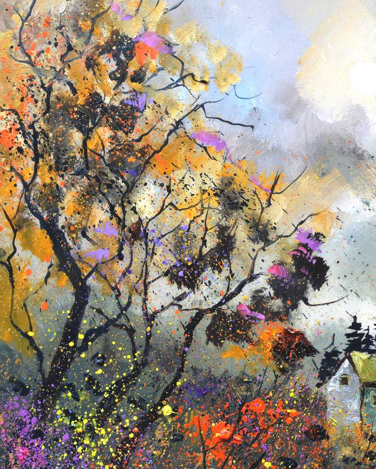 Original Impressionism Landscape Painting by Pol Ledent