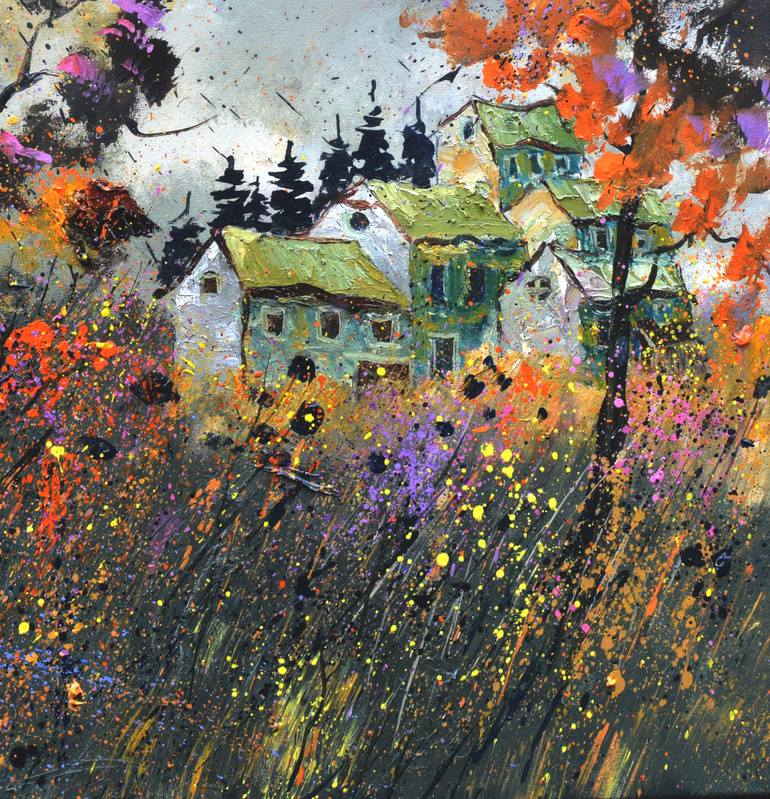 Original Impressionism Landscape Painting by Pol Ledent