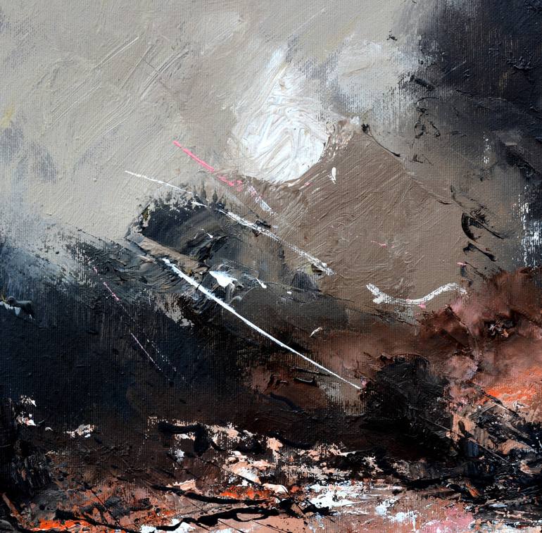 Original Abstract Painting by Pol Ledent