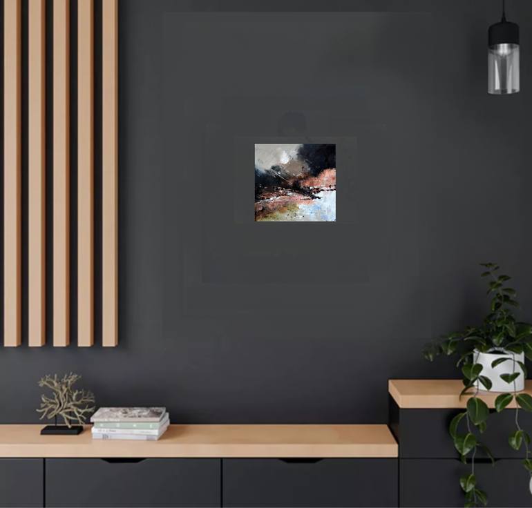 Original Abstract Painting by Pol Ledent