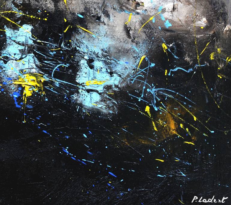 Original Abstract Painting by Pol Ledent