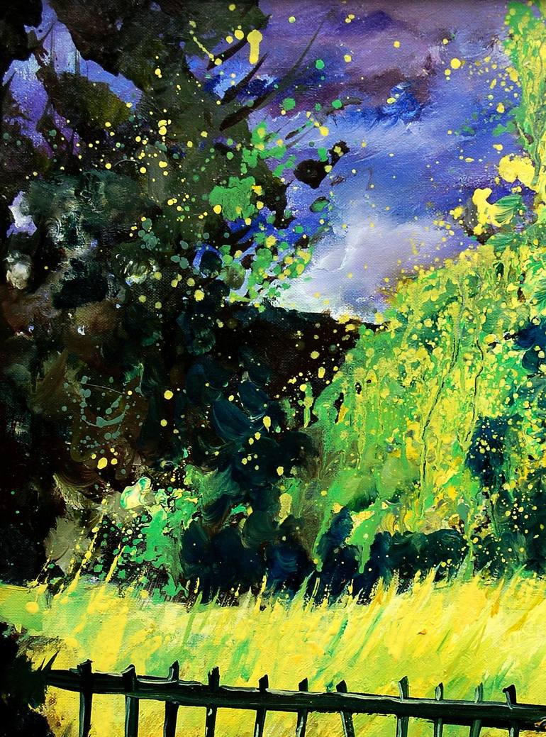 Original Impressionism Landscape Painting by Pol Ledent