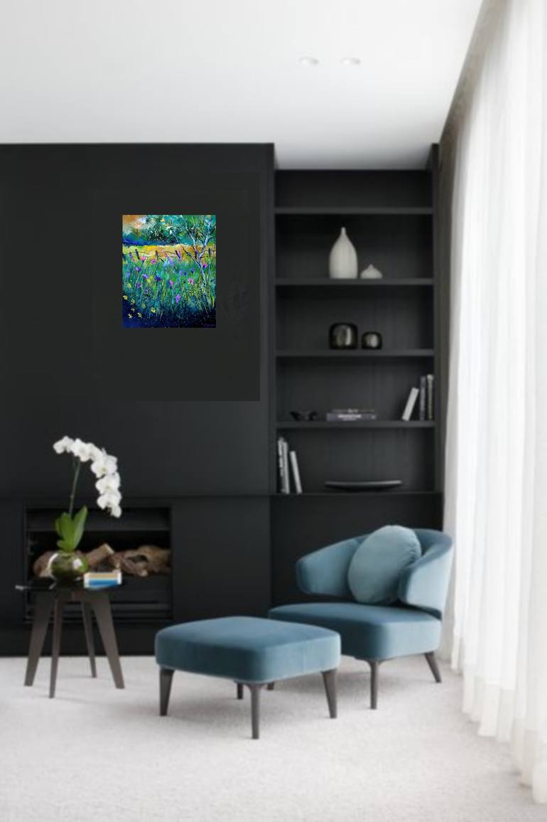 Original Impressionism Botanic Painting by Pol Ledent