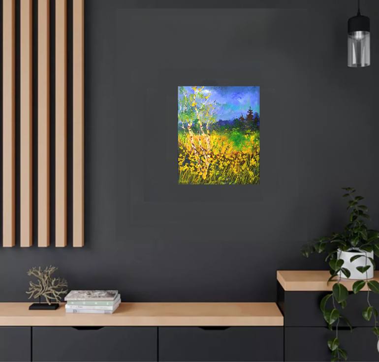 Original Impressionism Landscape Painting by Pol Ledent