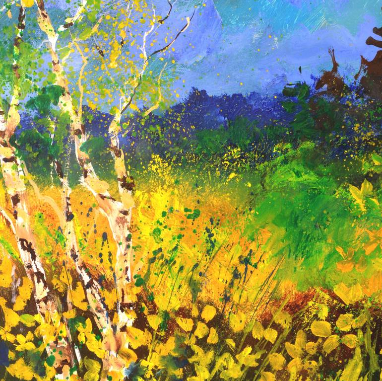 Original Impressionism Landscape Painting by Pol Ledent