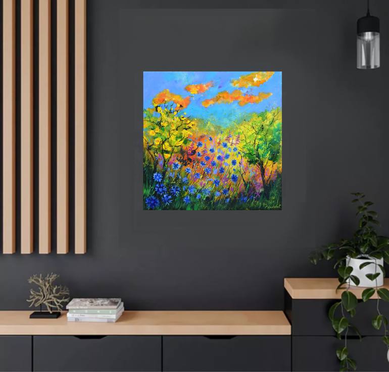 Original Impressionism Landscape Painting by Pol Ledent