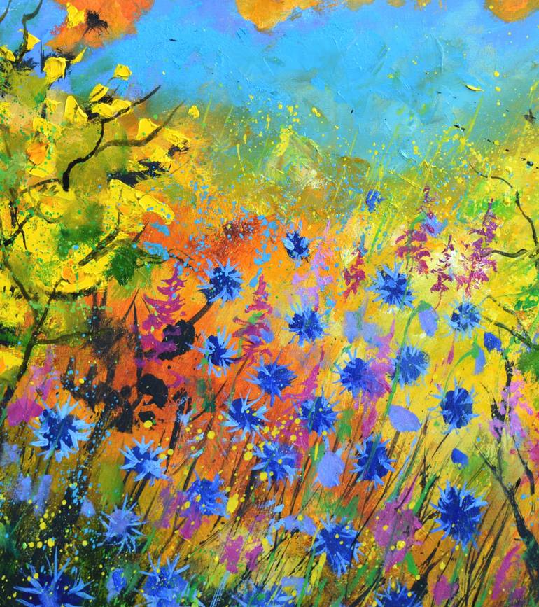 Original Impressionism Landscape Painting by Pol Ledent