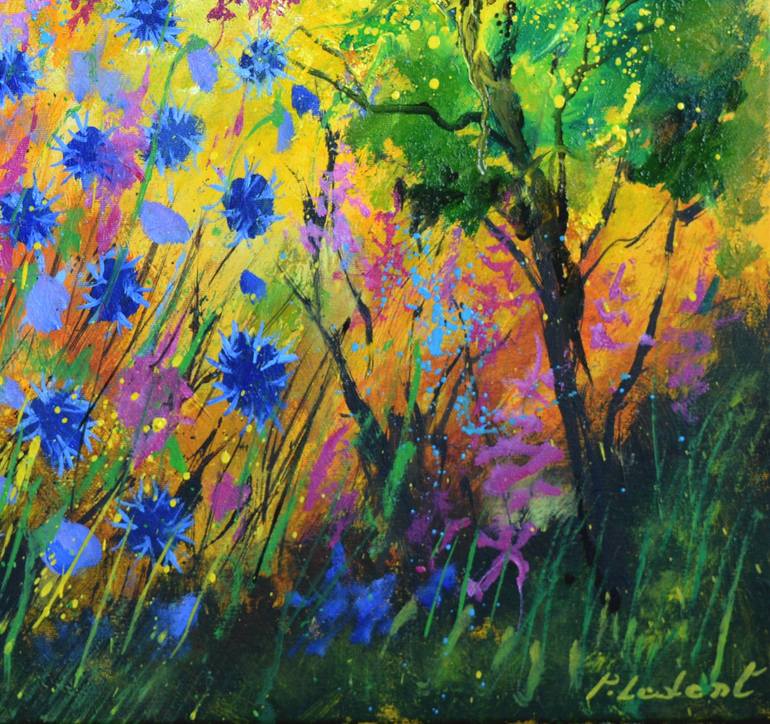 Original Impressionism Landscape Painting by Pol Ledent