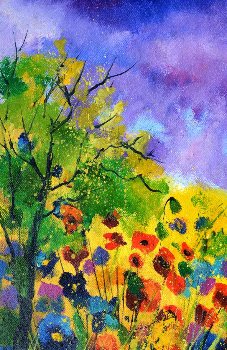 Original Impressionism Landscape Painting by Pol Ledent