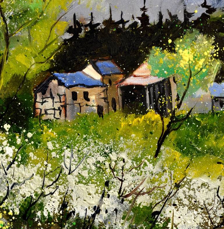 Original Impressionism Landscape Painting by Pol Ledent
