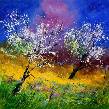 Original Impressionism Landscape Paintings by Pol Ledent