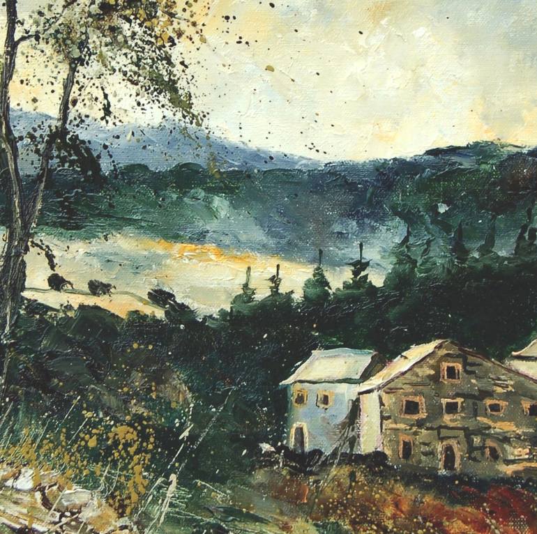 Original Impressionism Landscape Painting by Pol Ledent