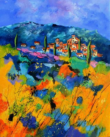 Print of Landscape Paintings by Pol Ledent