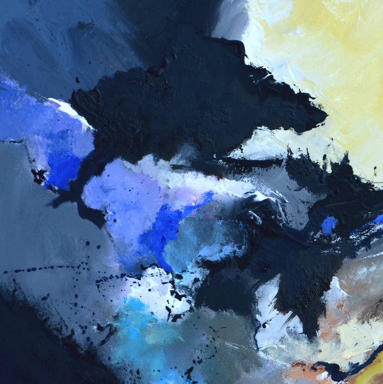 Original Abstract Painting by Pol Ledent