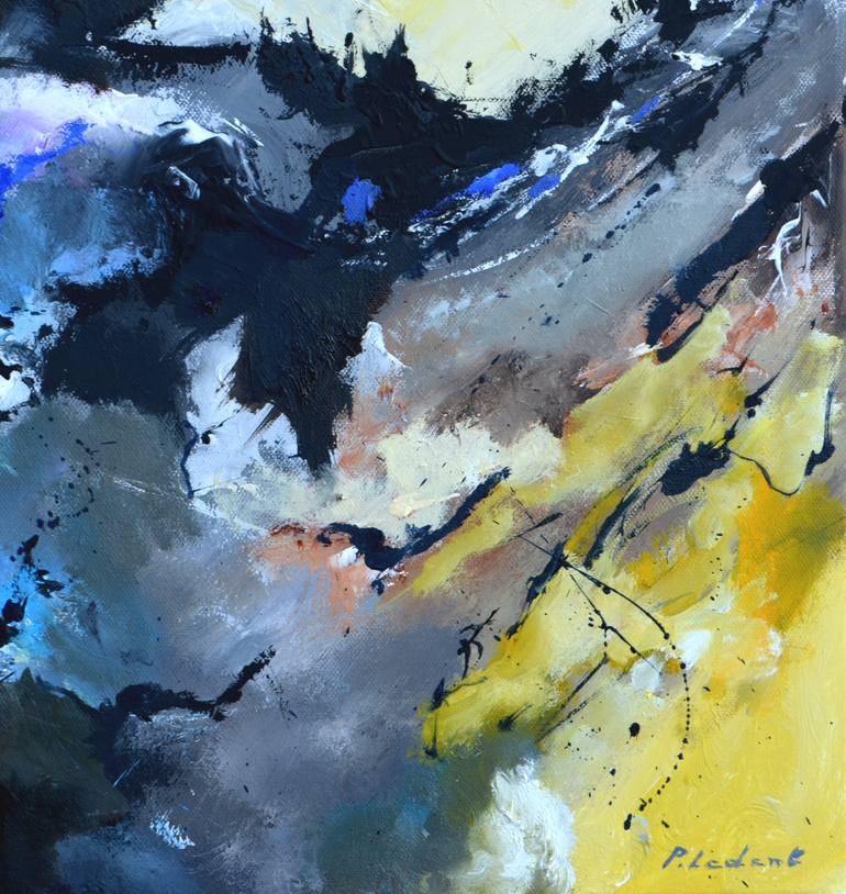 Original Abstract Painting by Pol Ledent