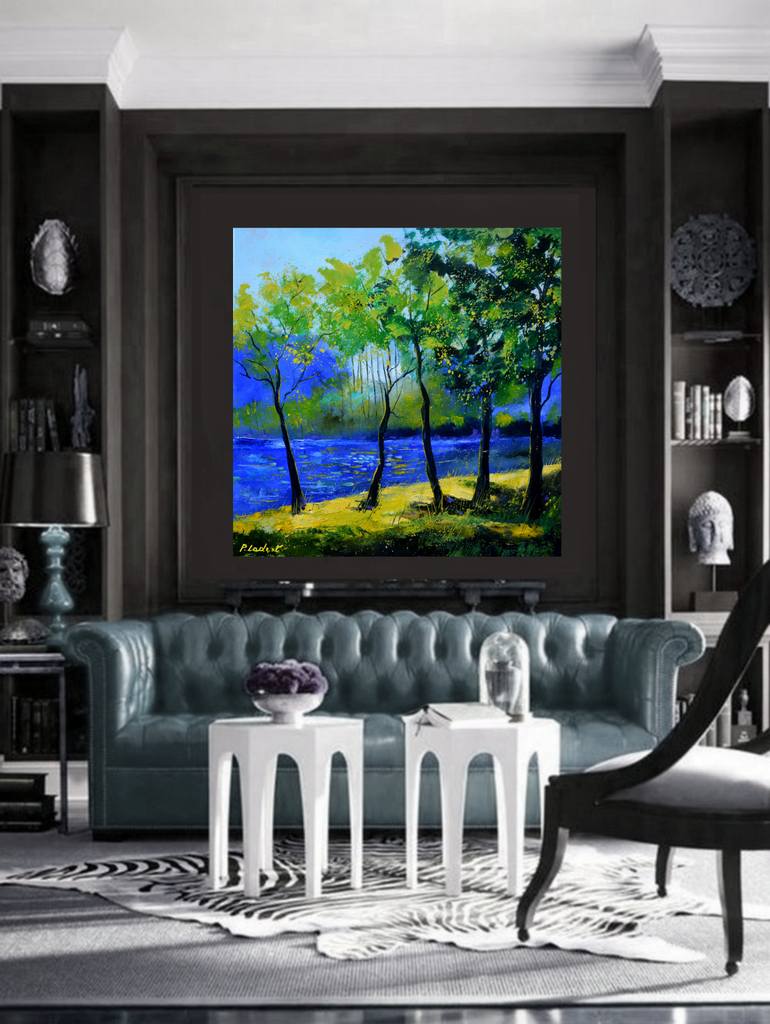Original Impressionism Landscape Painting by Pol Ledent
