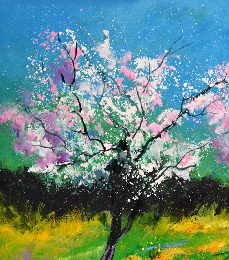 Original Impressionism Landscape Painting by Pol Ledent