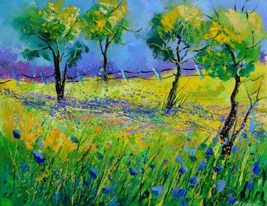 Print of Impressionism Landscape Paintings by Pol Ledent