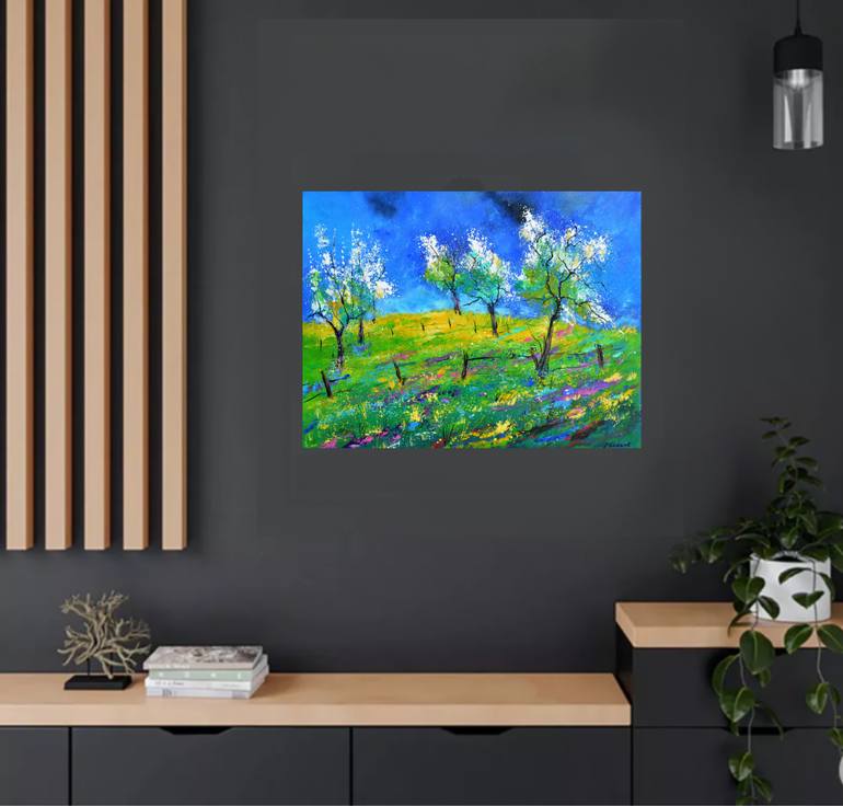 Original Impressionism Landscape Painting by Pol Ledent
