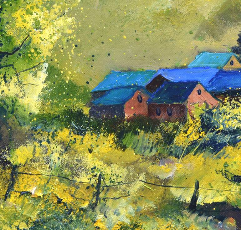 Original Impressionism Landscape Painting by Pol Ledent