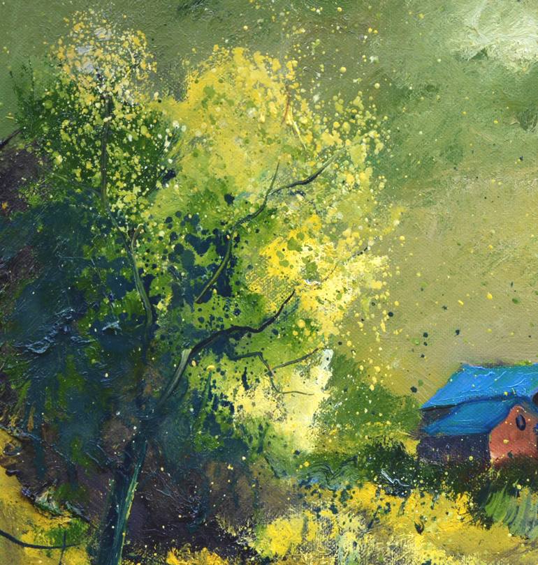 Original Impressionism Landscape Painting by Pol Ledent