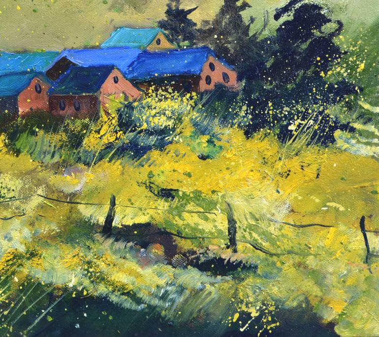Original Impressionism Landscape Painting by Pol Ledent