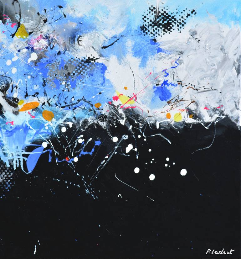 Original Abstract Painting by Pol Ledent