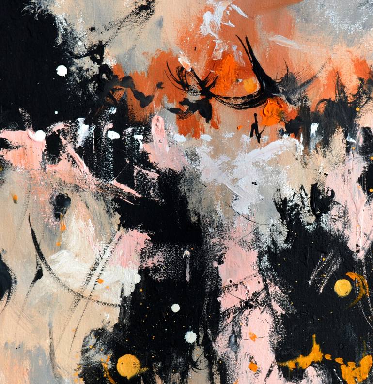 Original Impressionism Abstract Painting by Pol Ledent