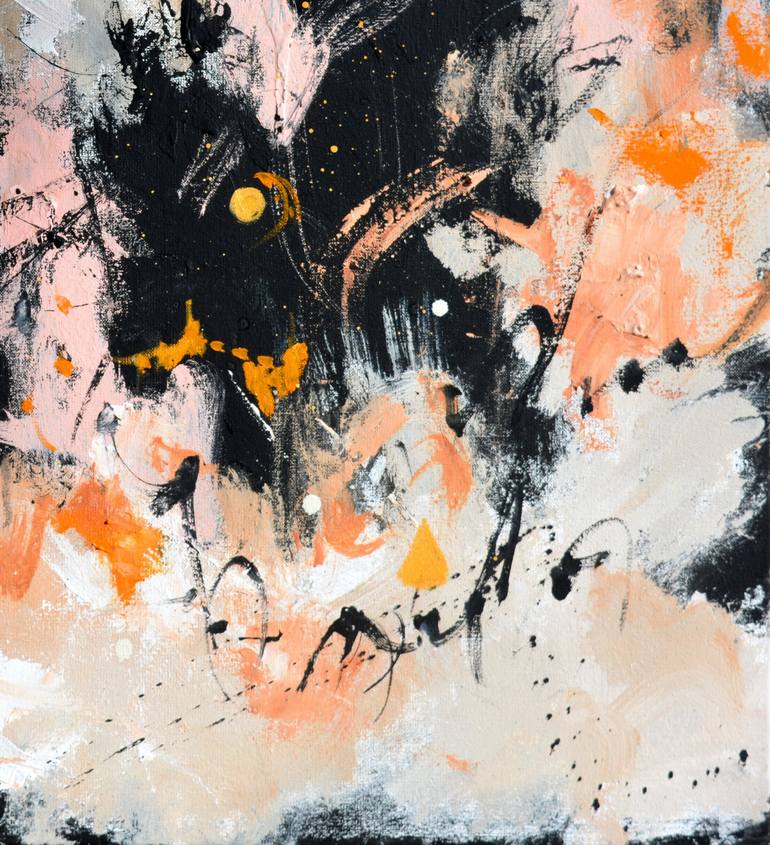 Original Impressionism Abstract Painting by Pol Ledent