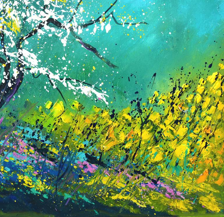 Original Impressionism Landscape Painting by Pol Ledent