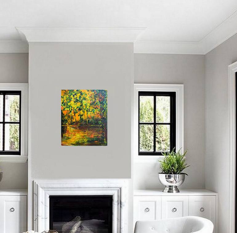 Original Impressionism Landscape Painting by Pol Ledent