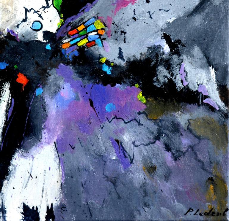 Original Abstract Painting by Pol Ledent