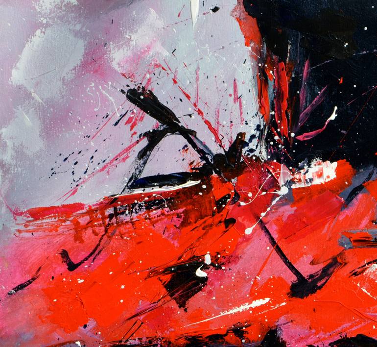 Original Abstract Painting by Pol Ledent